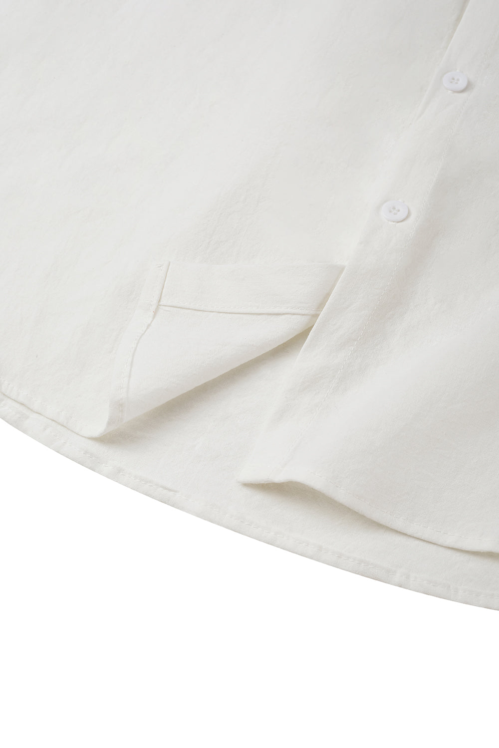 Men's Cotton Short sleeve Shirt in Solid Color