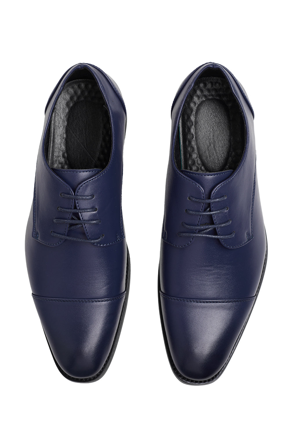 Dress Shoes in PU Leather with Pointed Toe Lace - up