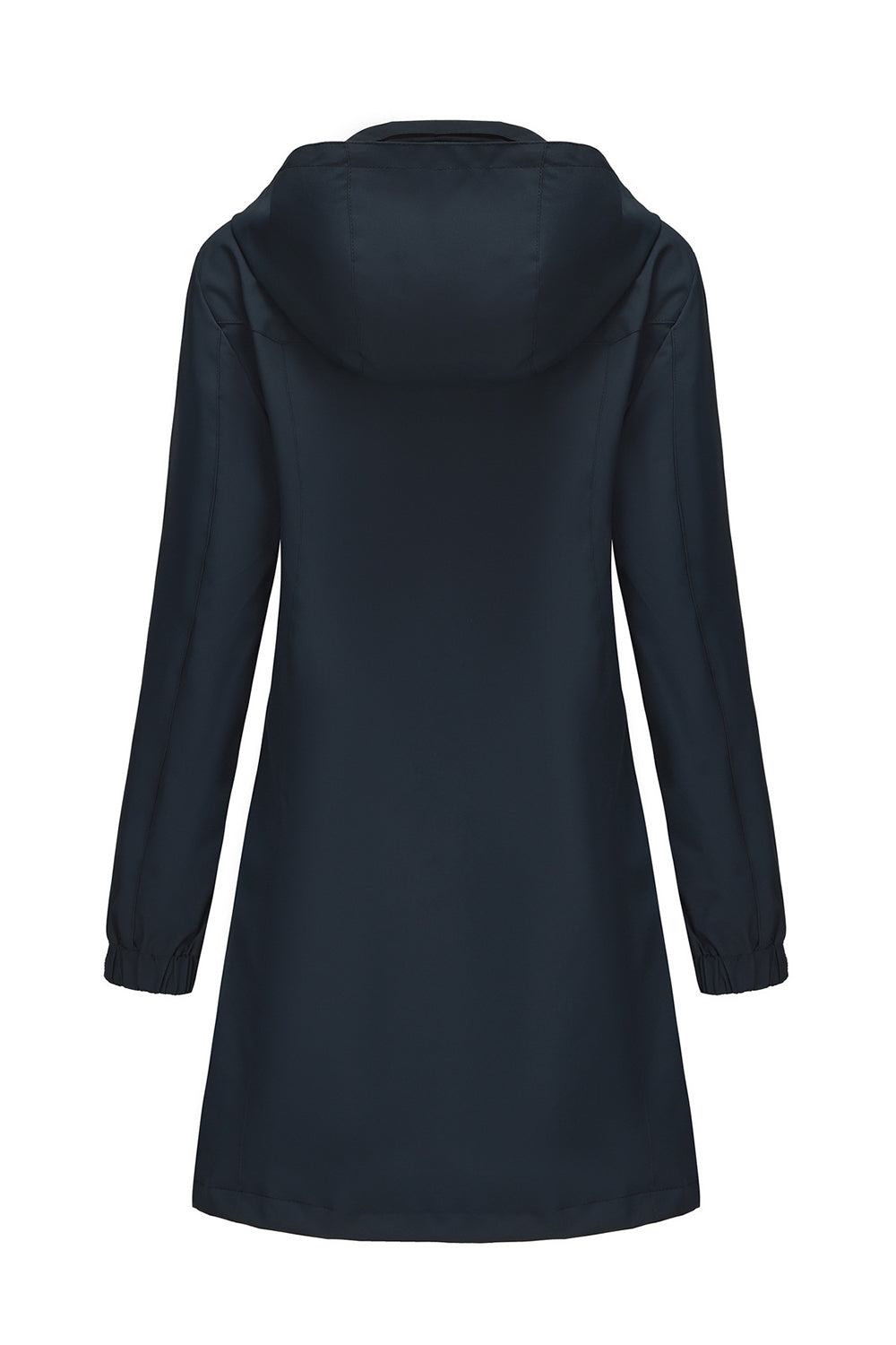 Midi windproof trench coat