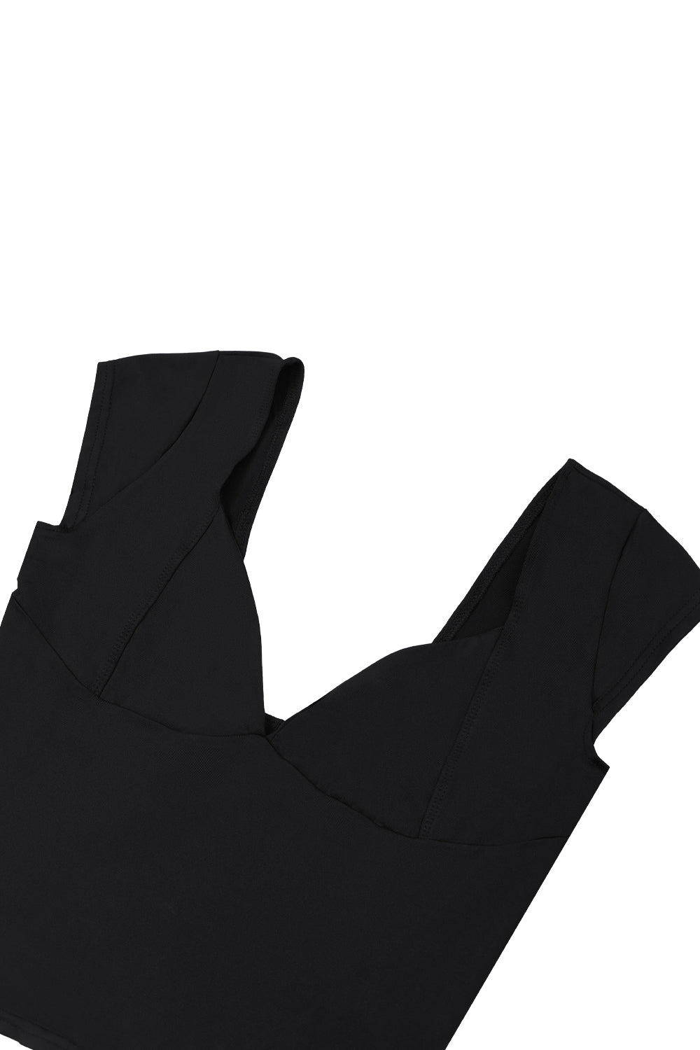 V - neck Sleeveless Top with an Open Back: Casual and Sexy