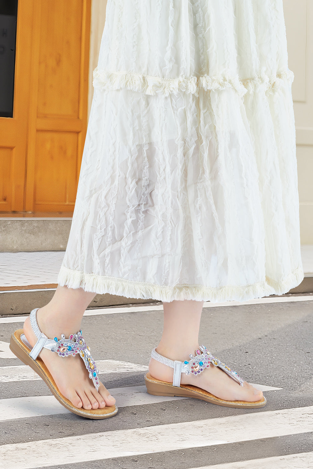 Bohemian Flip Flops Casual Beach Sandals