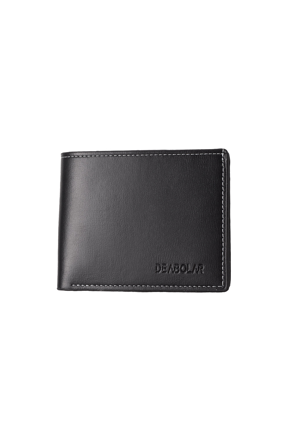 Leather Bi - fold Wallet in Short - horizontal