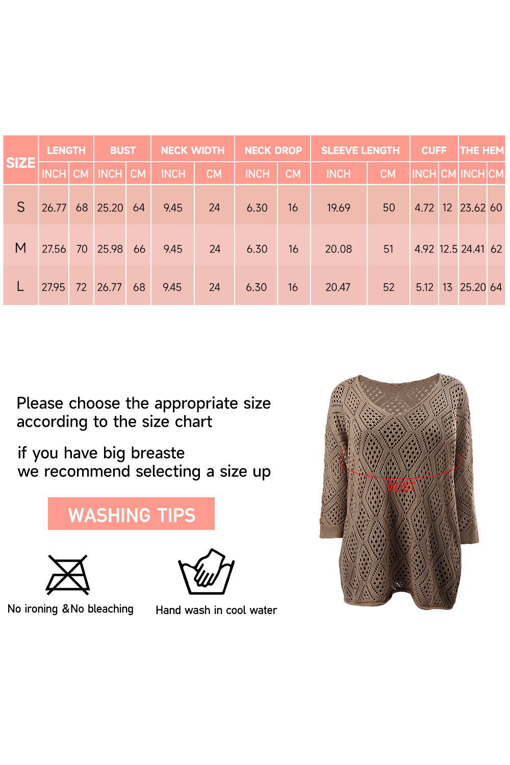 Solid Color Cutout Knit Top