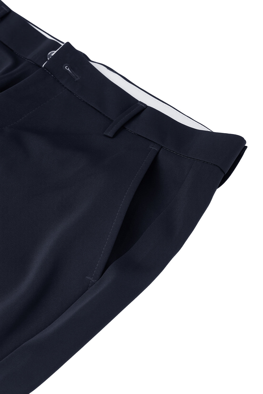 Casual Trousers in Loose Style with Hanging Sense