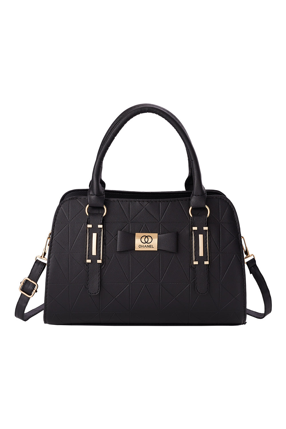 Bowknot Shoulder Tote Bag with PU Leather