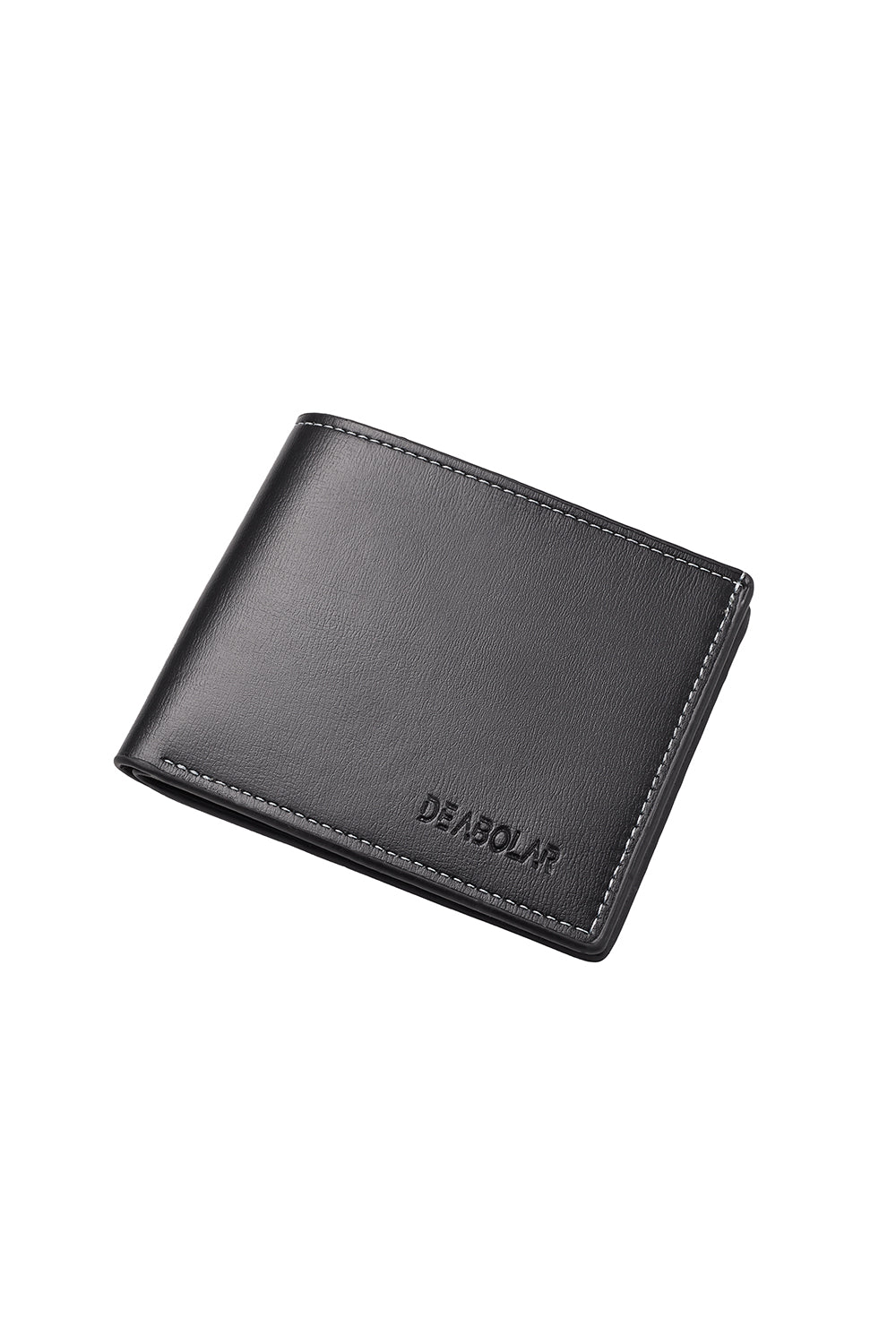 Leather Bi - fold Wallet in Short - horizontal