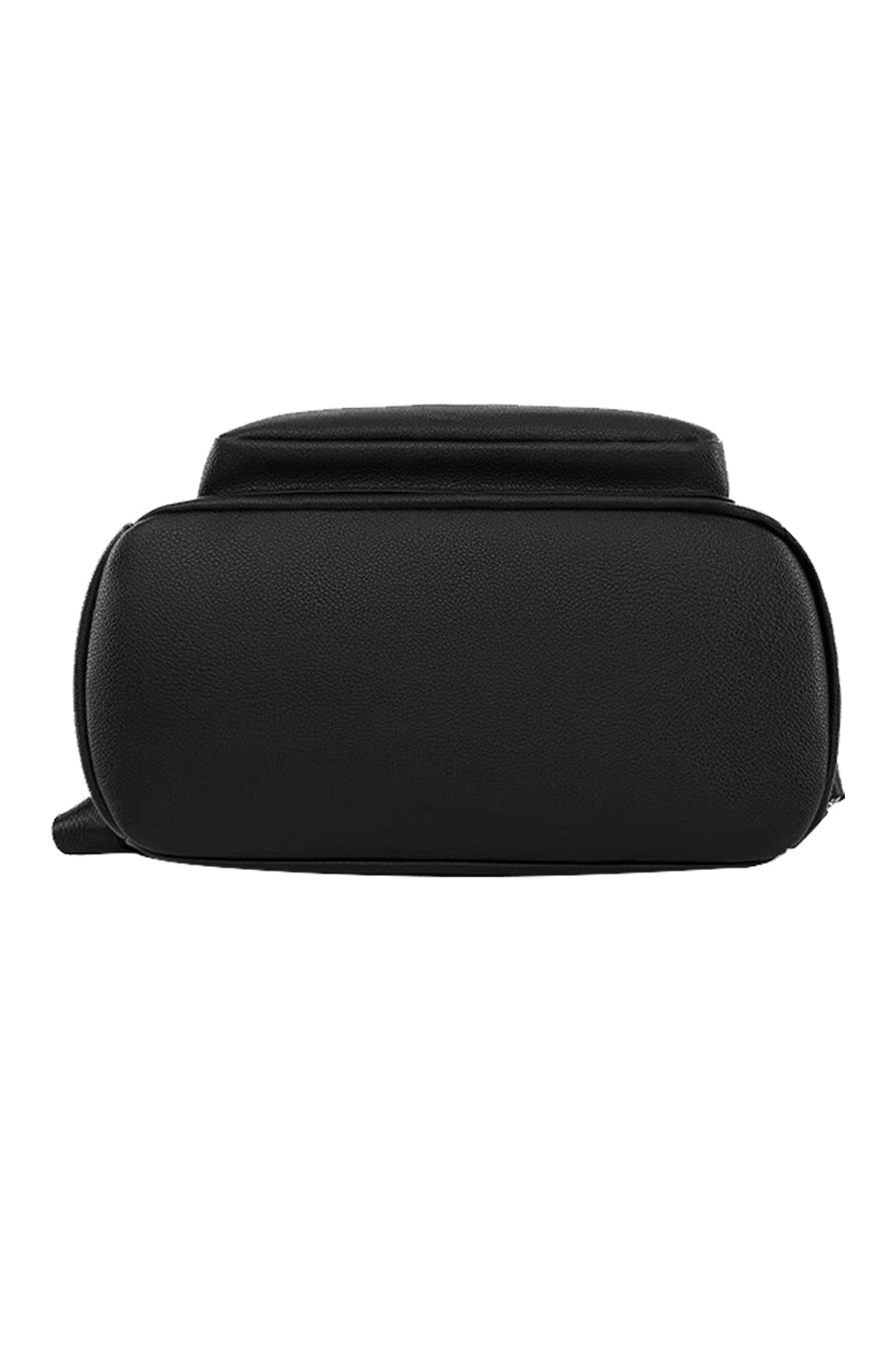 Black Large-capacity Backpacks Made of PU Leather