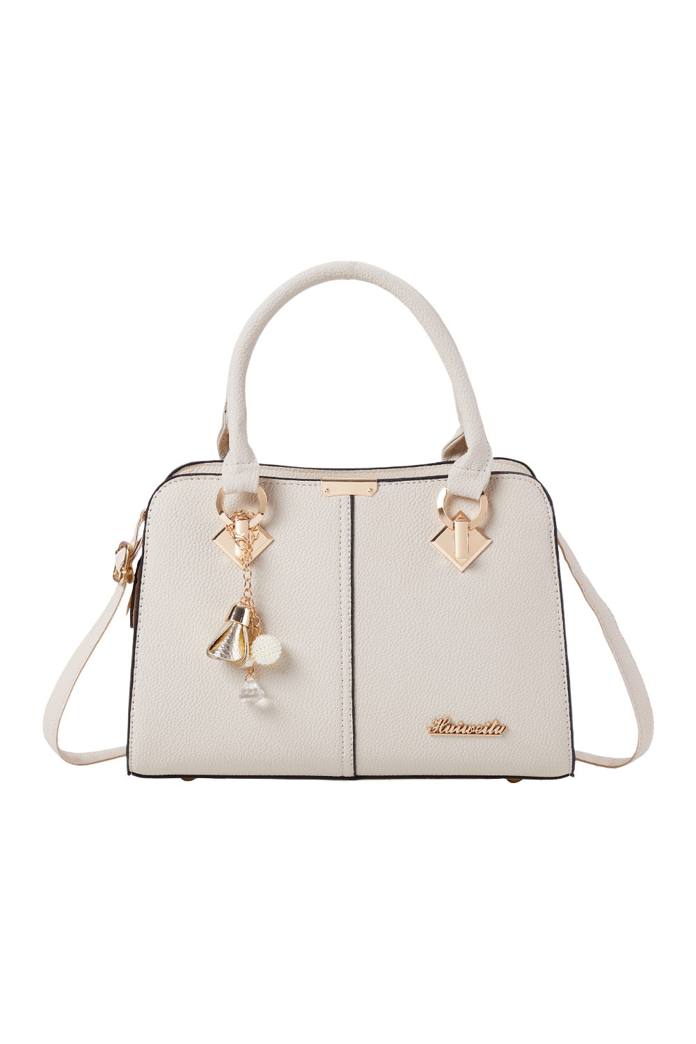 Fashionable Shoulder Tote Bag with Smooth PU Leather Material