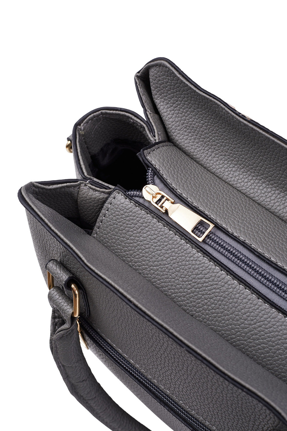 Large-capacity Tote Shoulder Bag with PU Leather