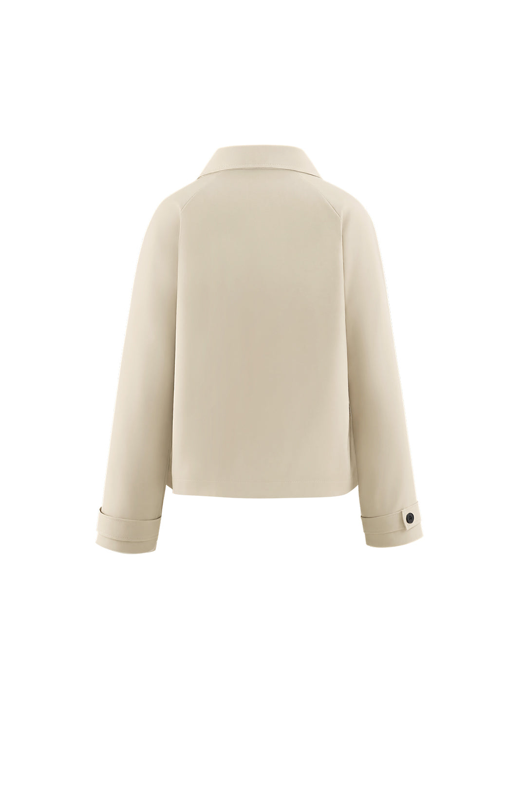 Short Length Khaki Trench Coat in Khaki