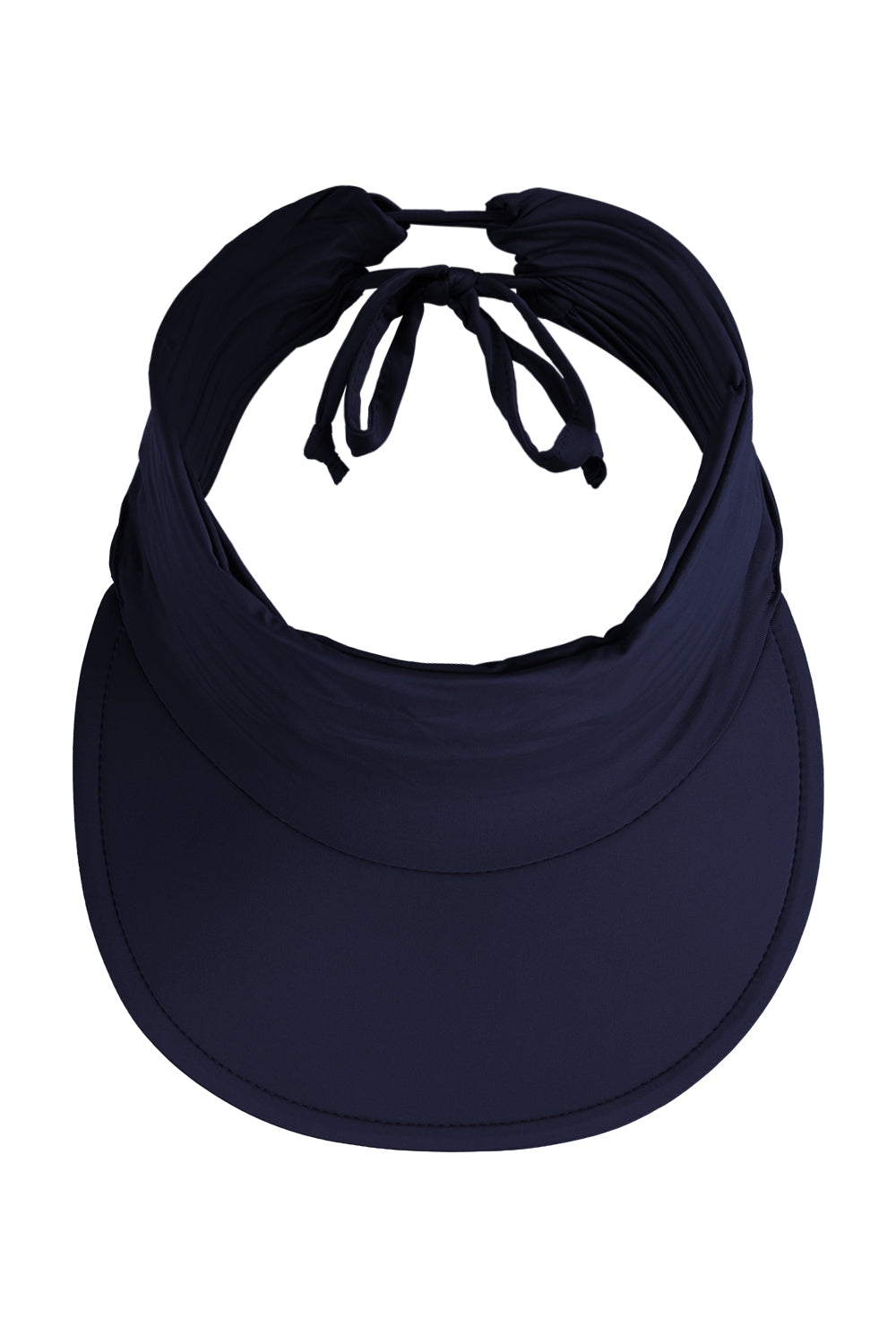 Portable Solid - color Sun Hat with an Open - top Design