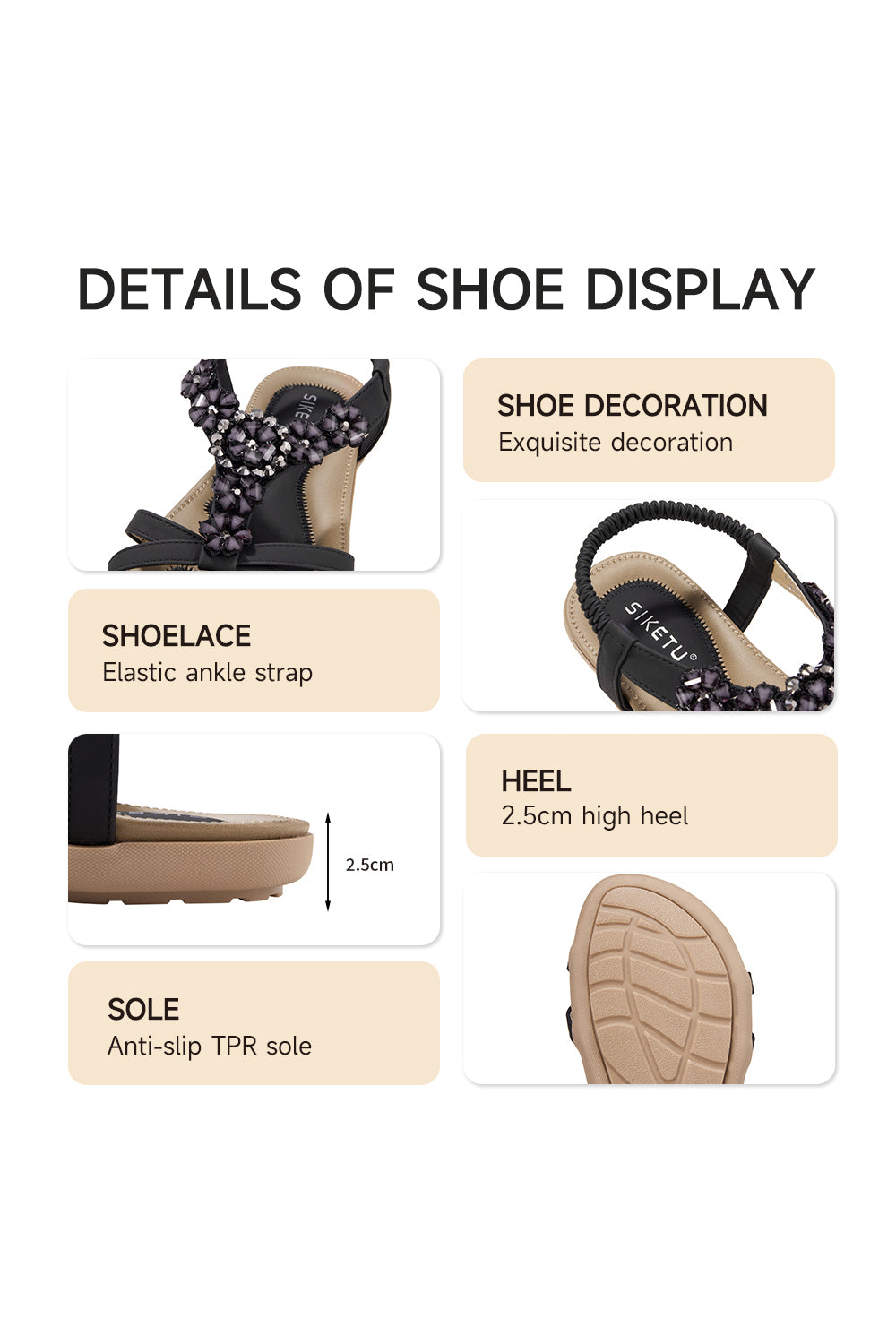 Bohemian Style Casual Comfortable Flat Sandals