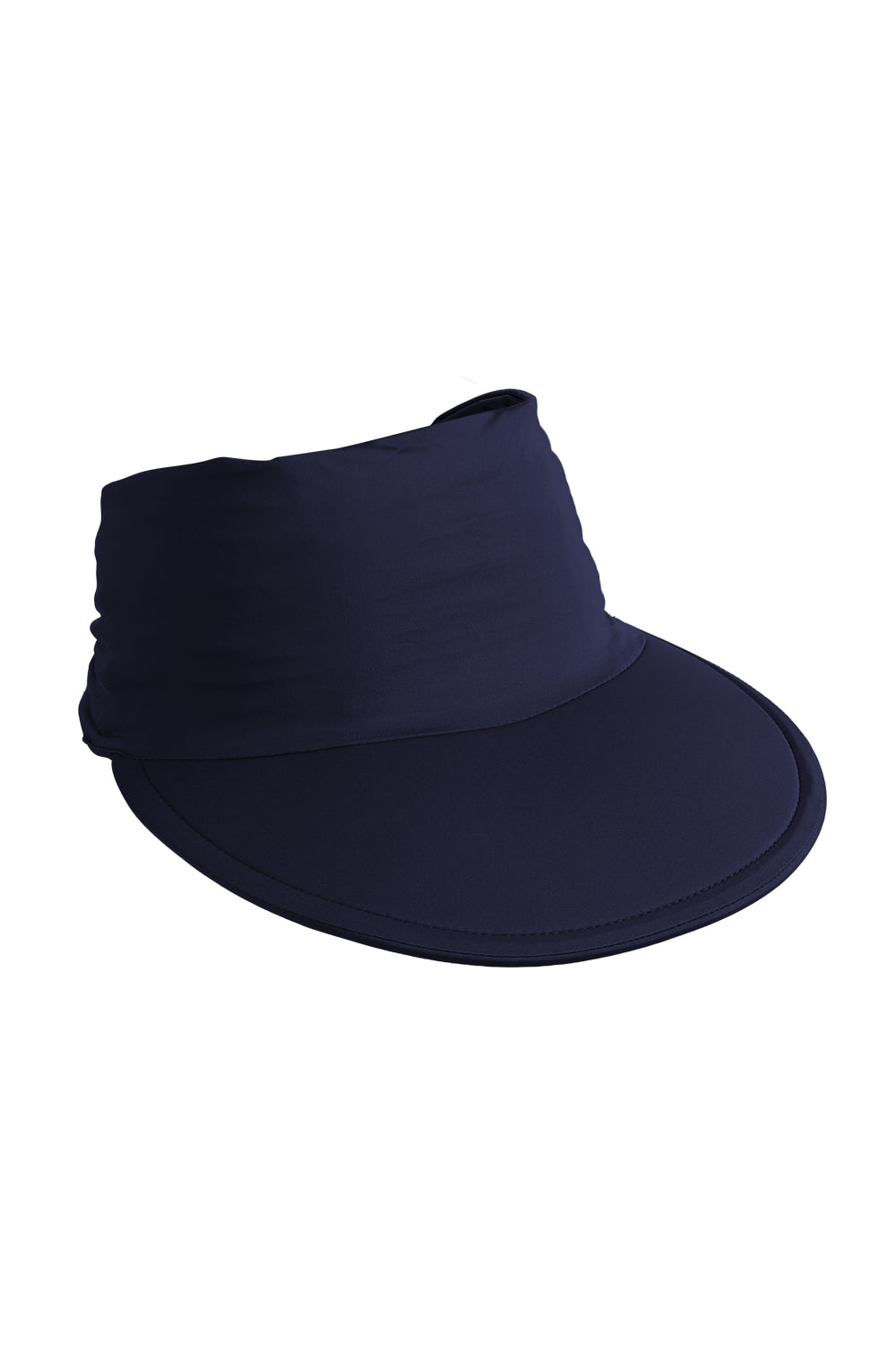 Portable Solid - color Sun Hat with an Open - top Design