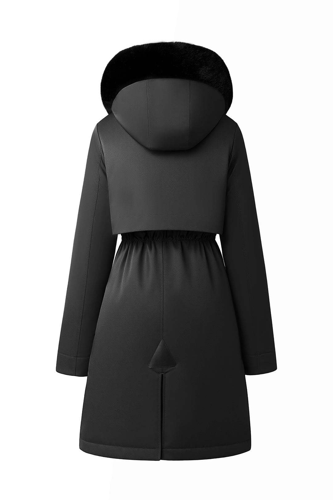 Fur Collar Slim Fit Stylish Warm Coat