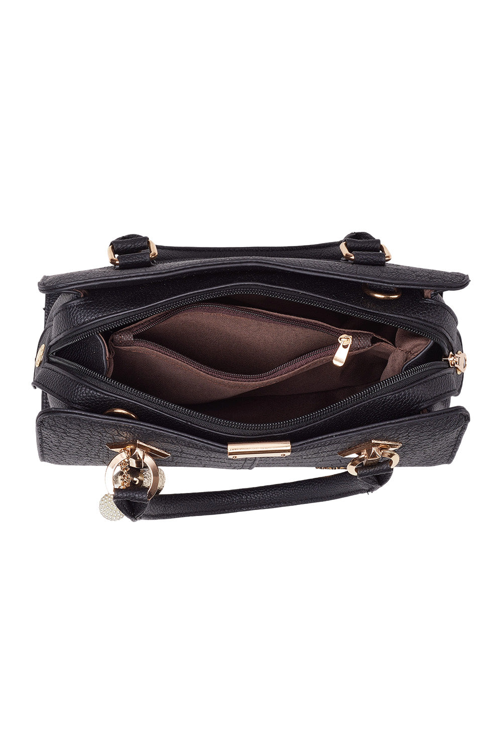 Fashion handbag with crocodile pattern design and PU material