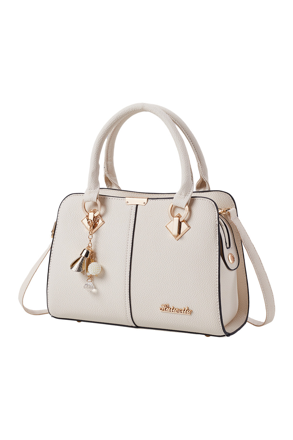 Fashionable Shoulder Tote Bag with Smooth PU Leather Material