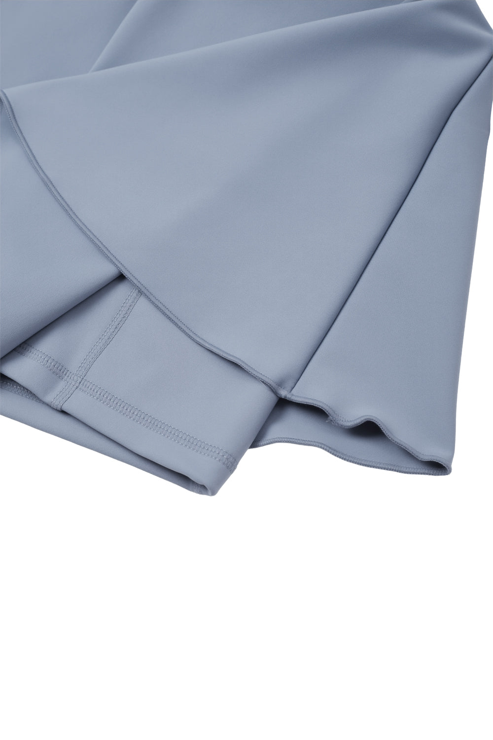 High - waisted Pleated Mini Skirt in Skort Style