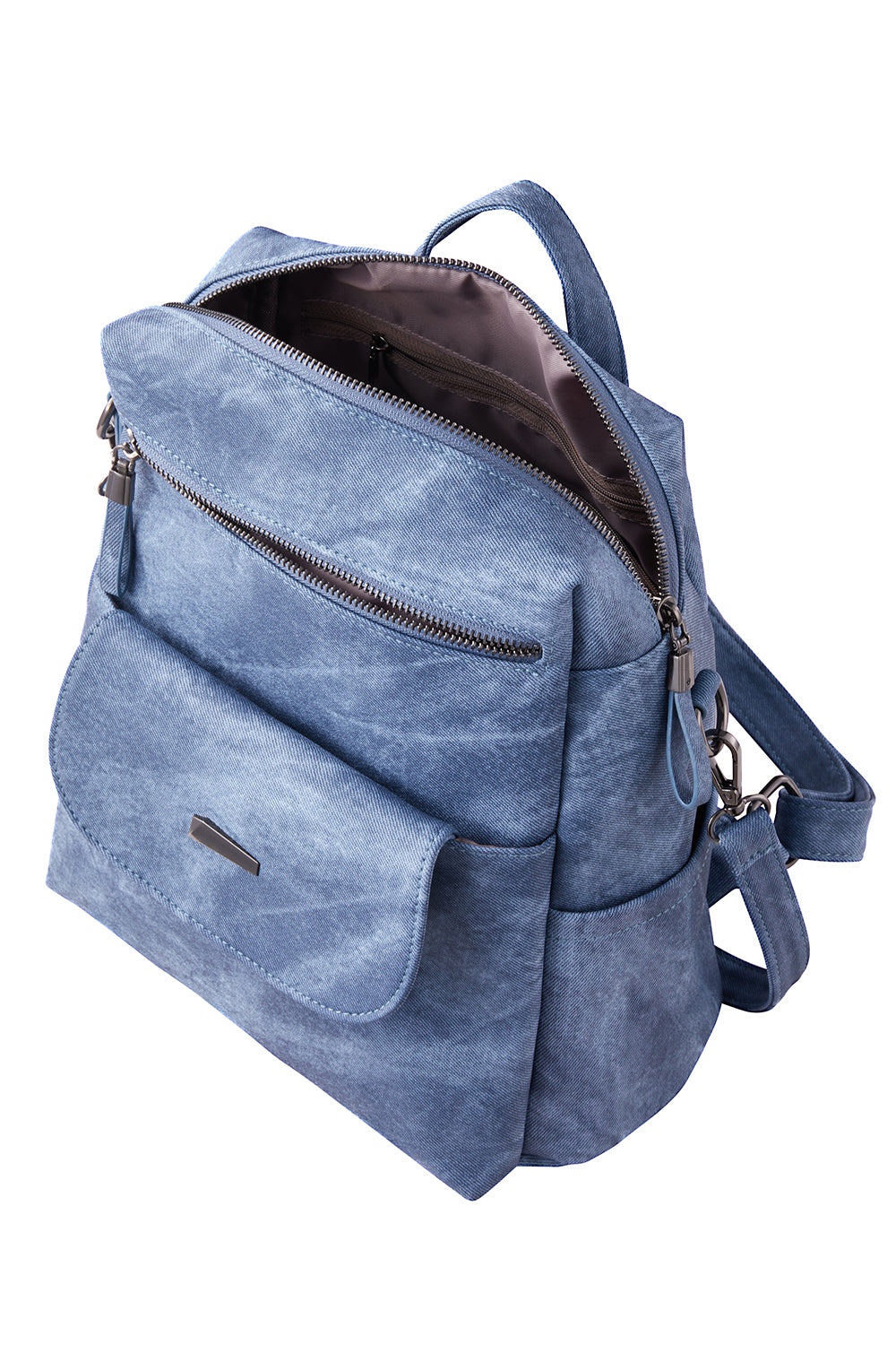 Vintage PU Leather Backpack