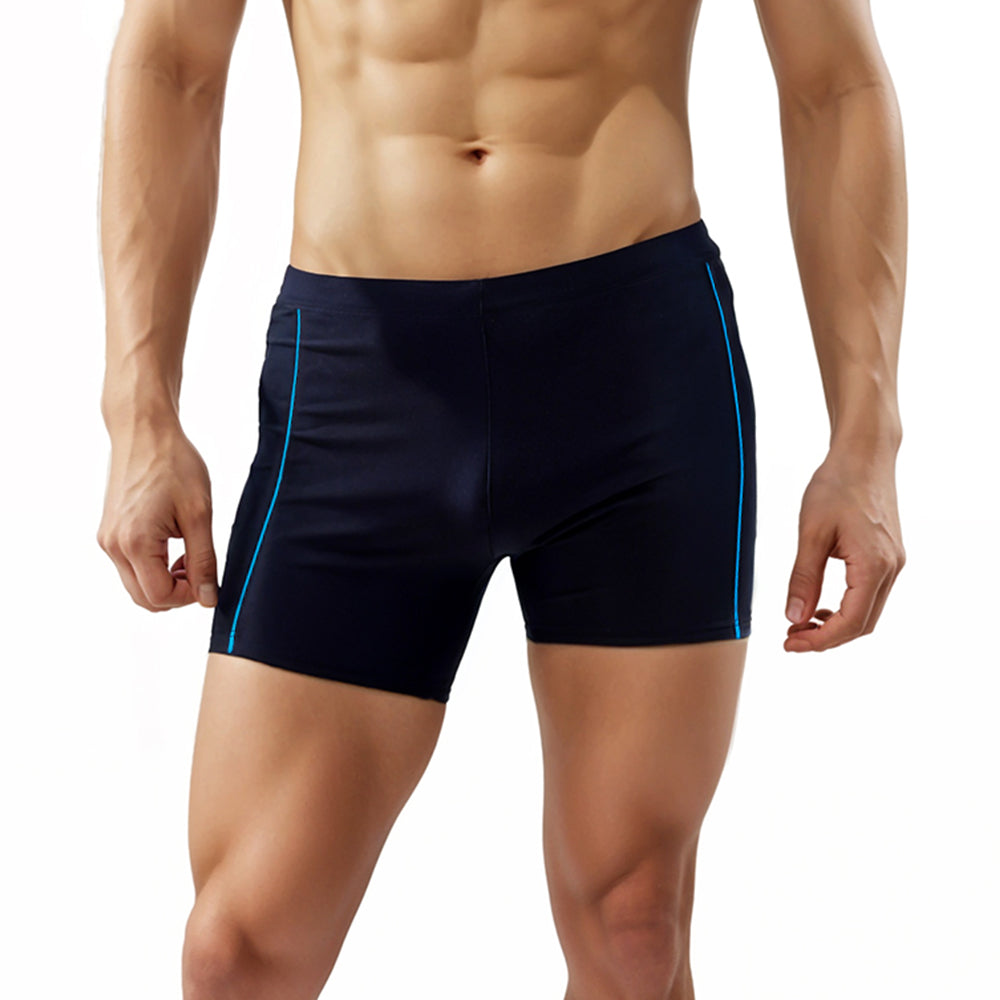 Men's Swim Shorts with Side Colorful Lines