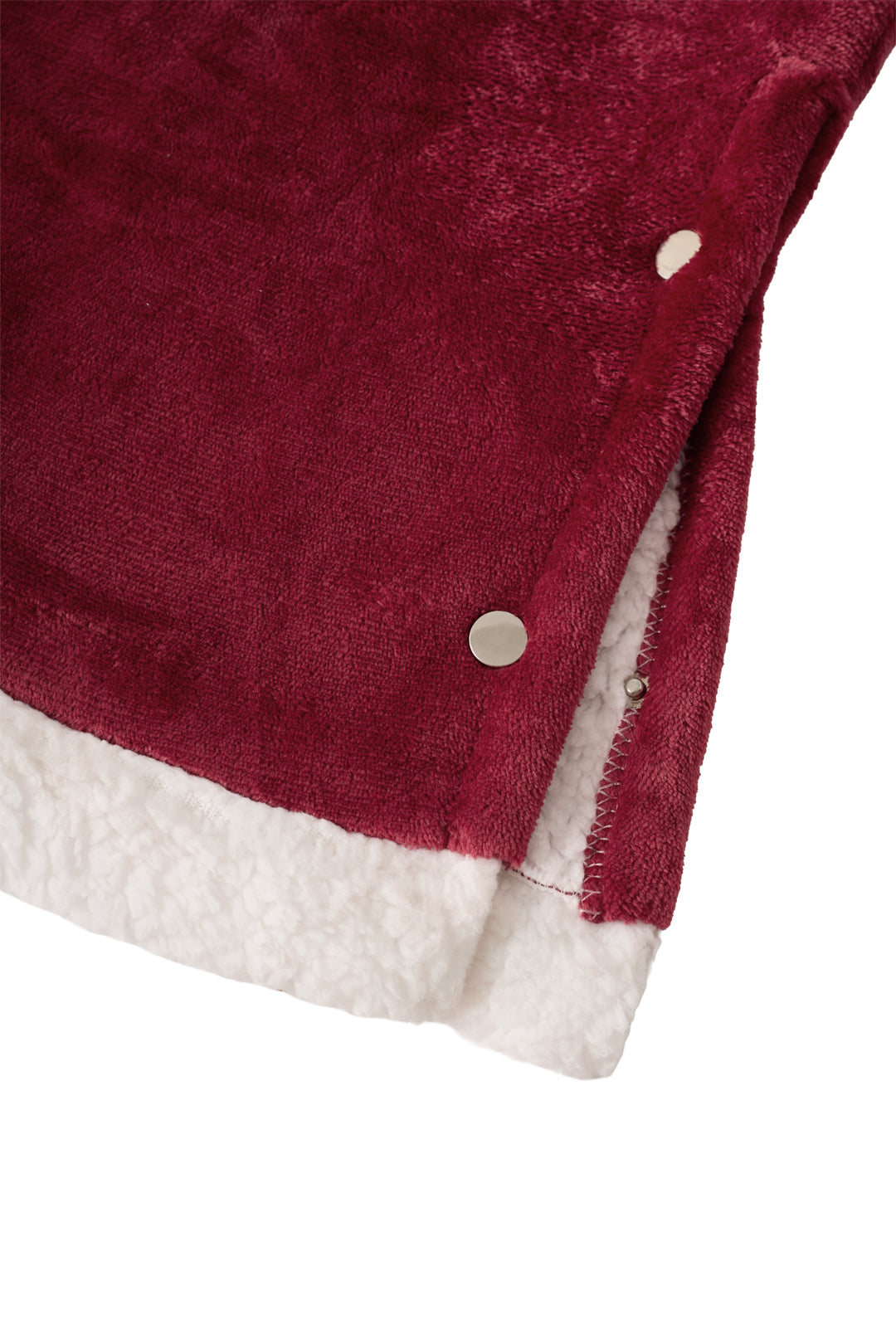 Tie Waist Big Pocket Fleece Lined Hooded Loungewear
