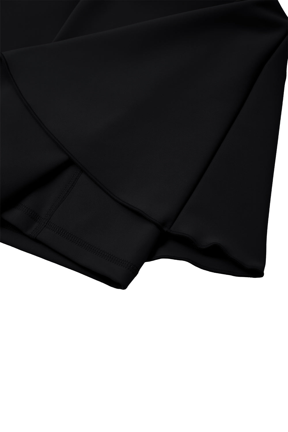 High - waisted Pleated Mini Skirt in Skort Style