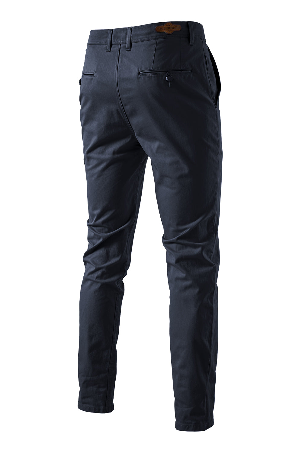 Straight Leg Chinos Trousers for Business Casual