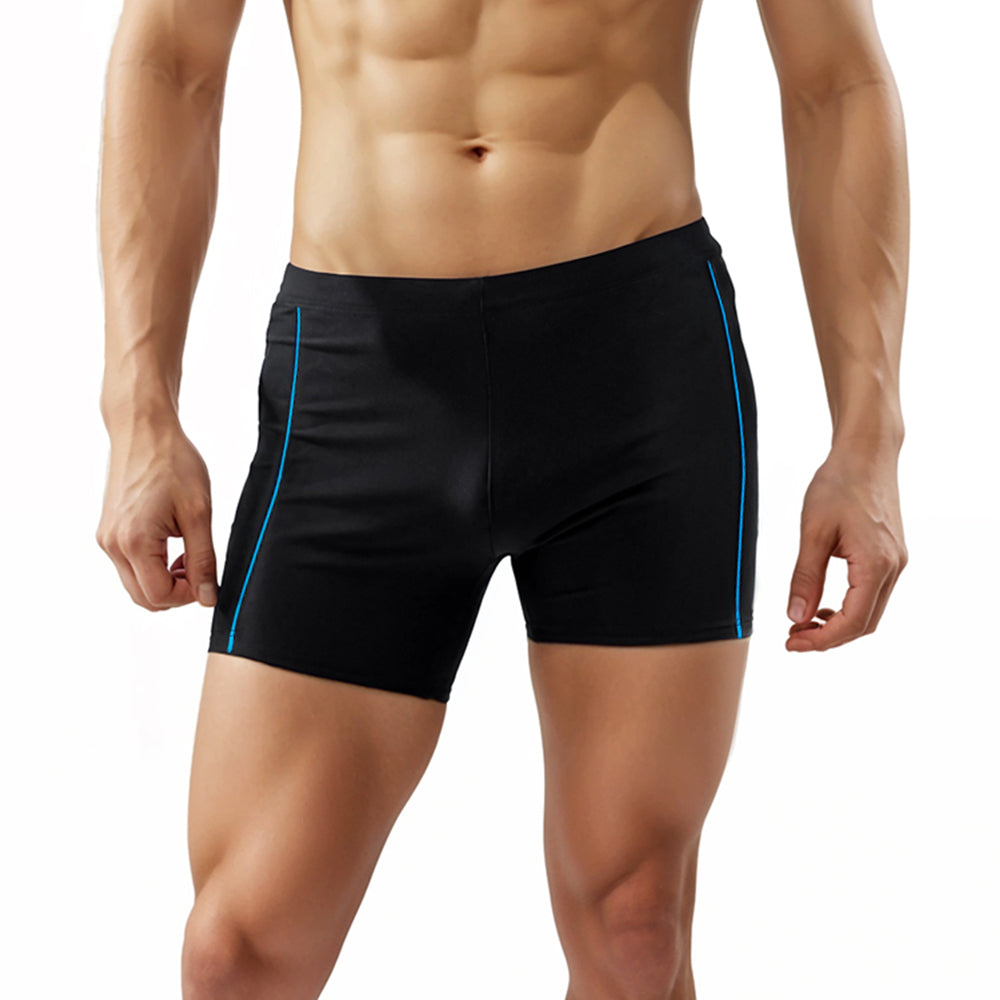Men's Swim Shorts with Side Colorful Lines