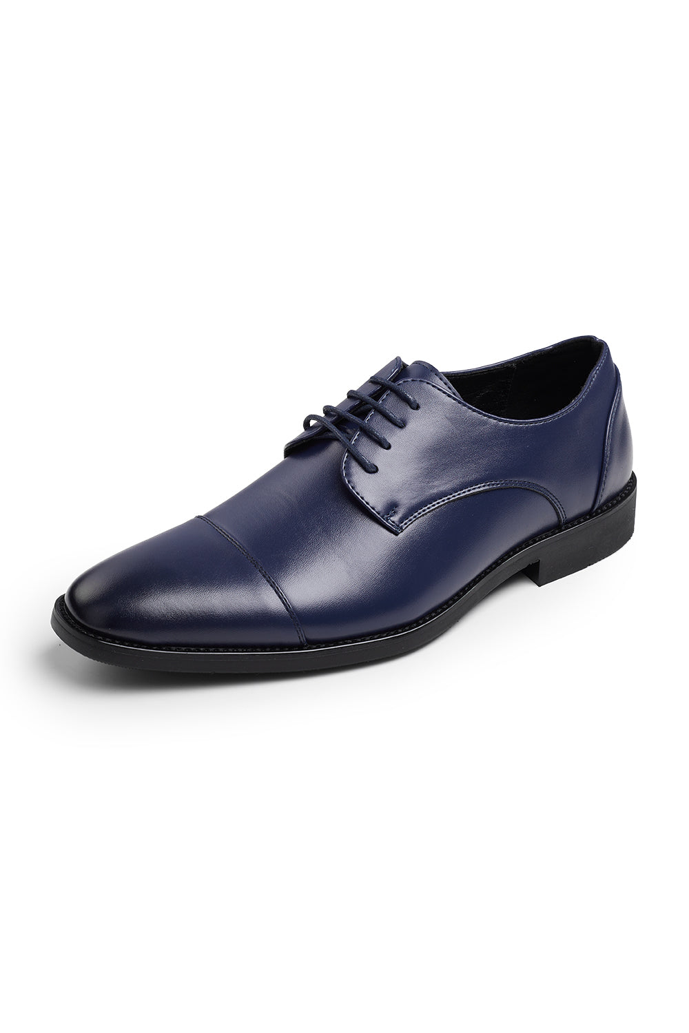 Dress Shoes in PU Leather with Pointed Toe Lace - up