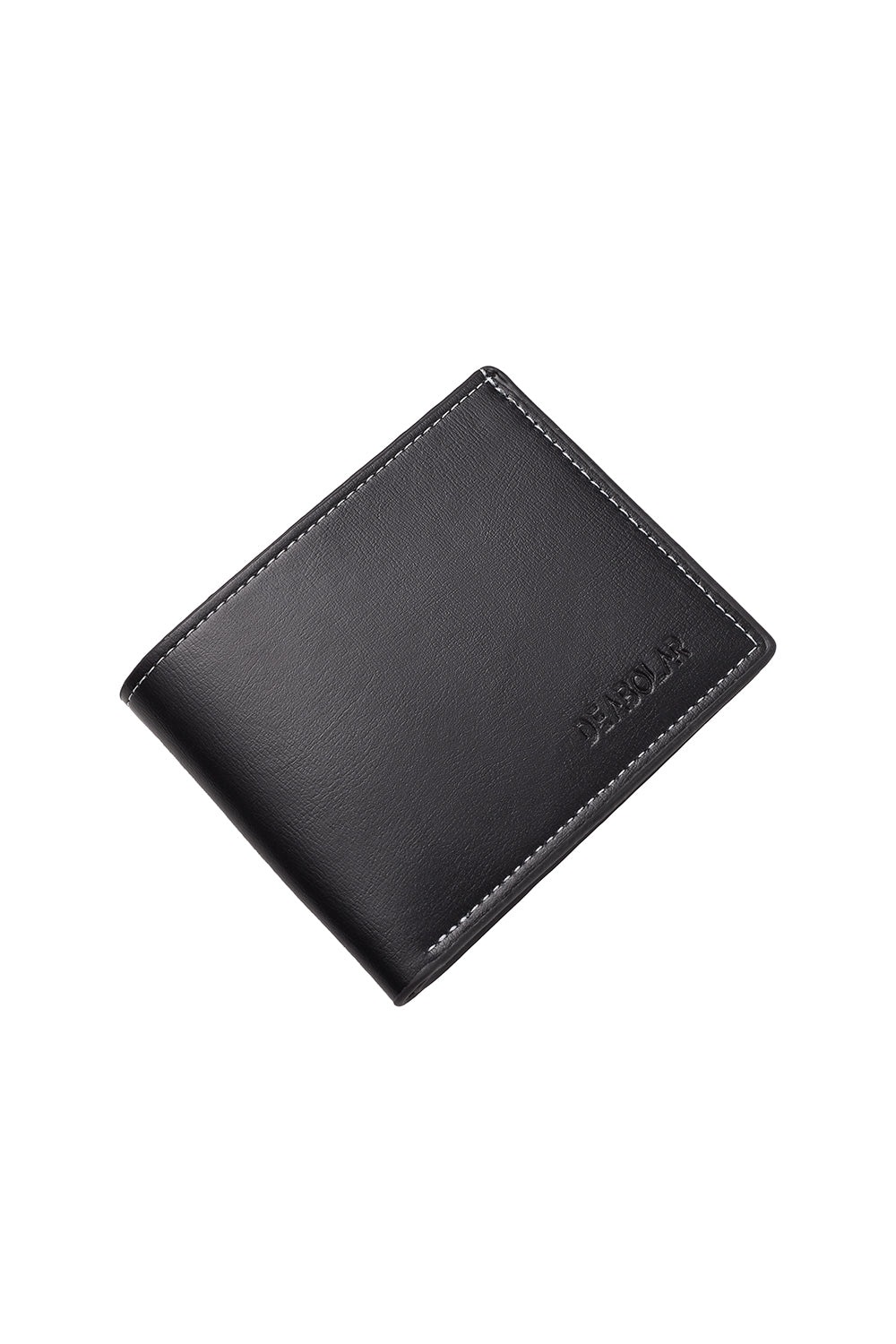 Leather Bi - fold Wallet in Short - horizontal
