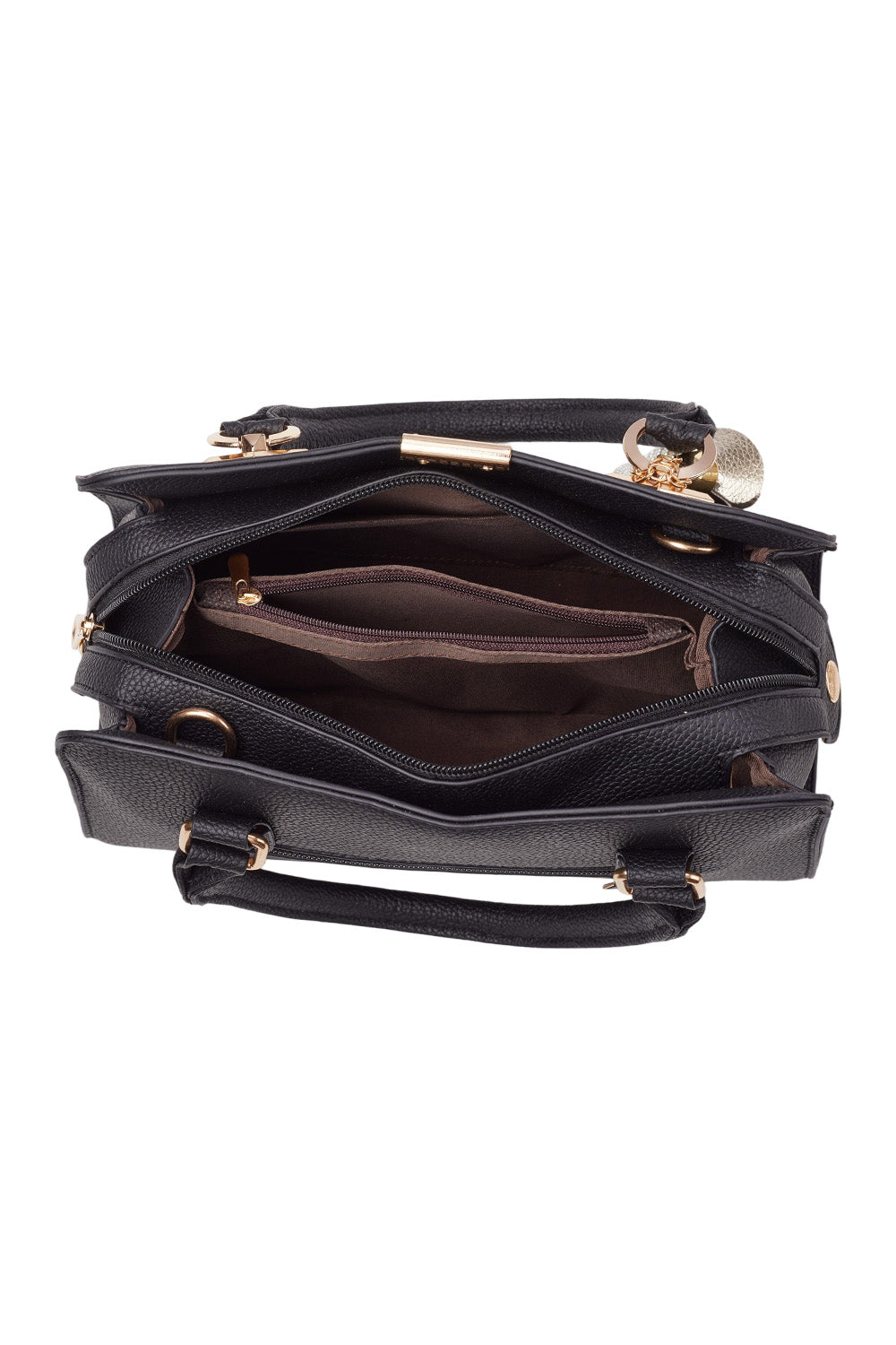 Fashionable Shoulder Tote Bag with Smooth PU Leather Material