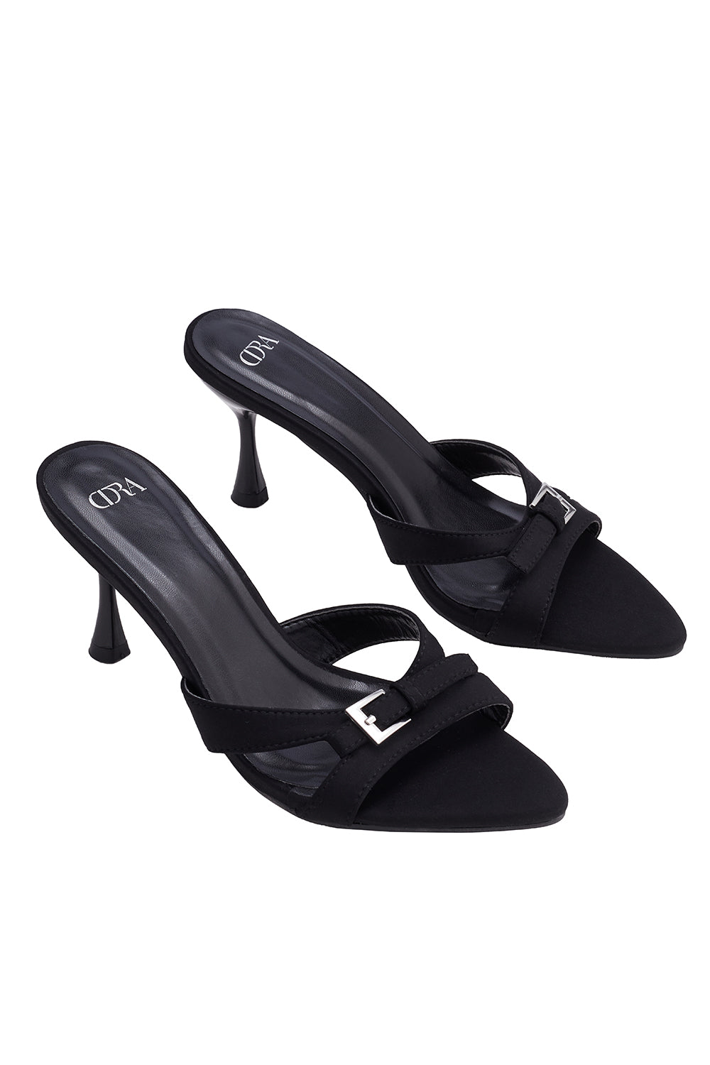 Simple High - heeled Sandals With Thin Heels and Pointed Toes