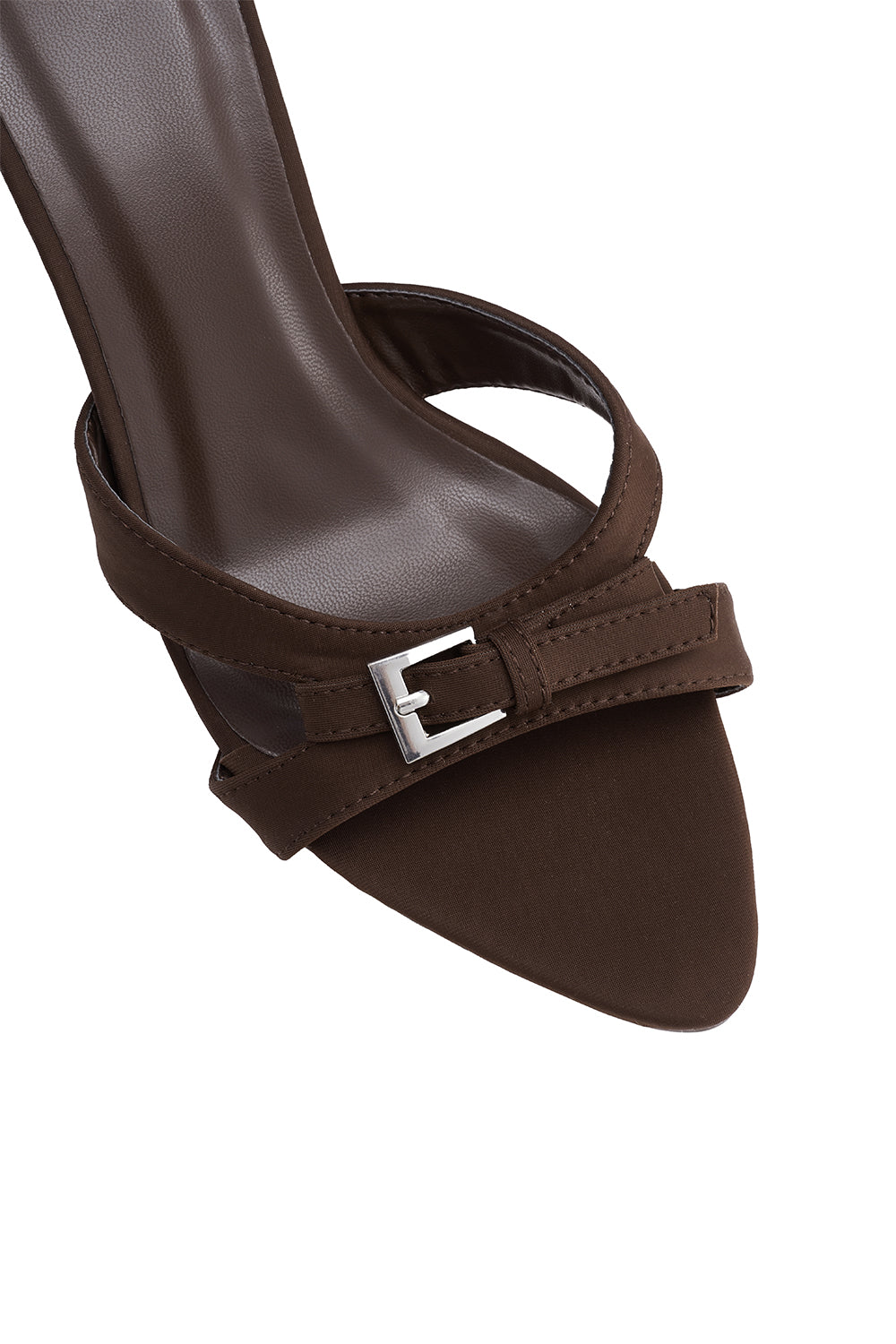 Simple High - heeled Sandals With Thin Heels and Pointed Toes