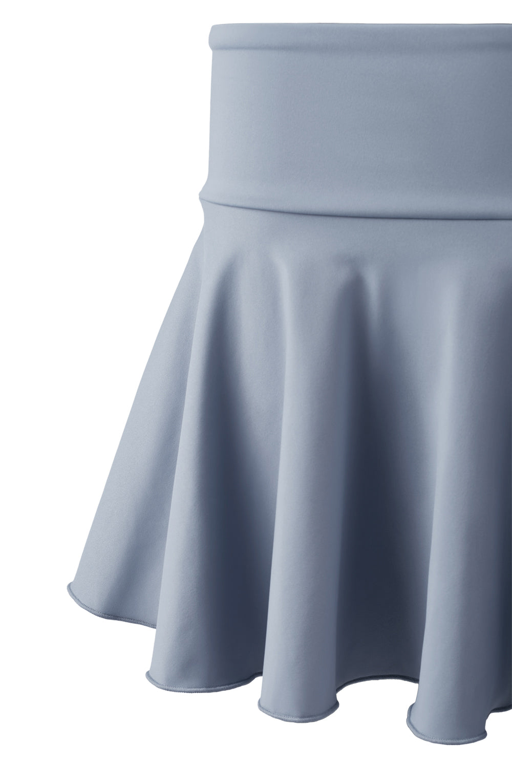 High - waisted Pleated Mini Skirt in Skort Style