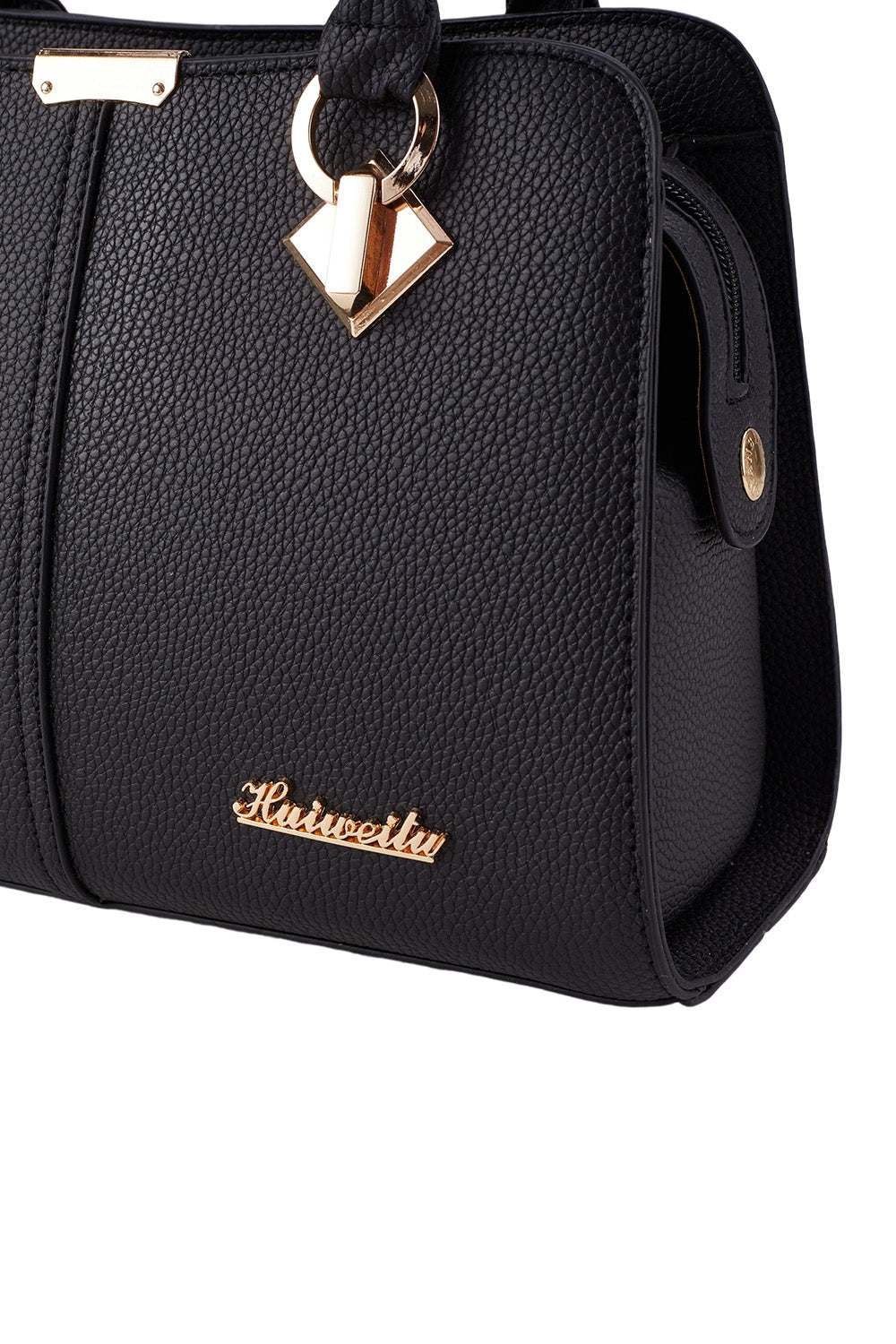 Fashionable Shoulder Tote Bag with Smooth PU Leather Material