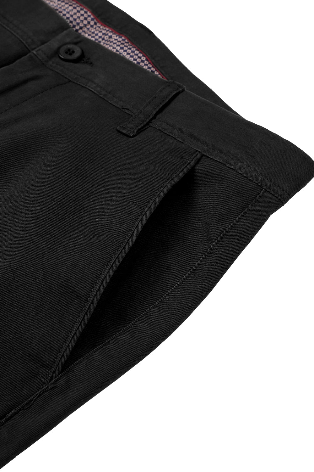 Straight Leg Chinos Trousers for Business Casual