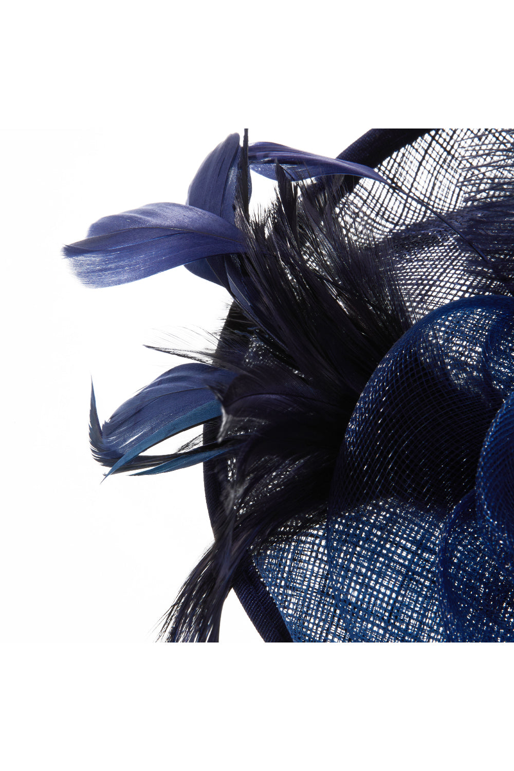 Feather Flower Mesh Fascinator