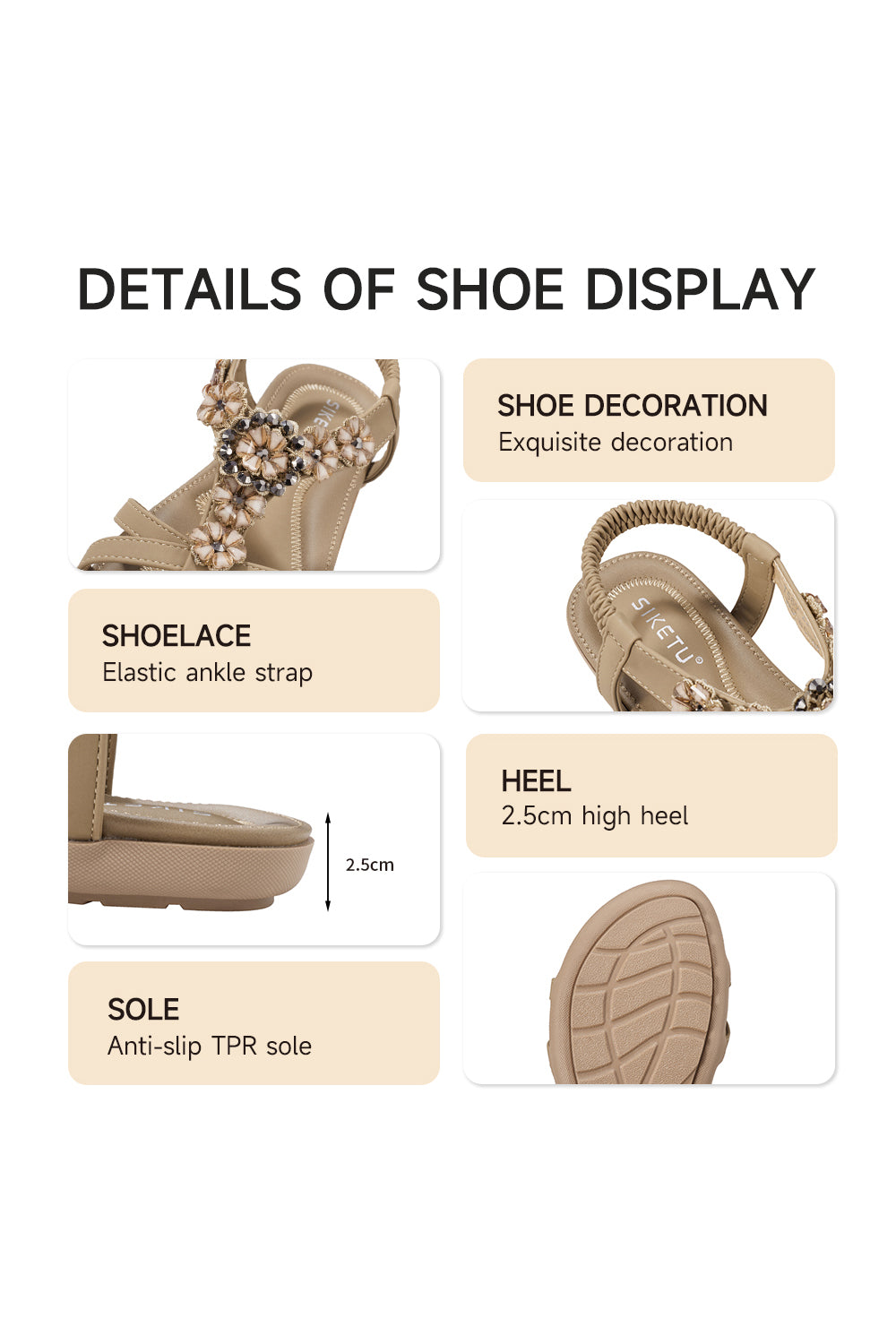 Bohemian Style Casual Comfortable Flat Sandals