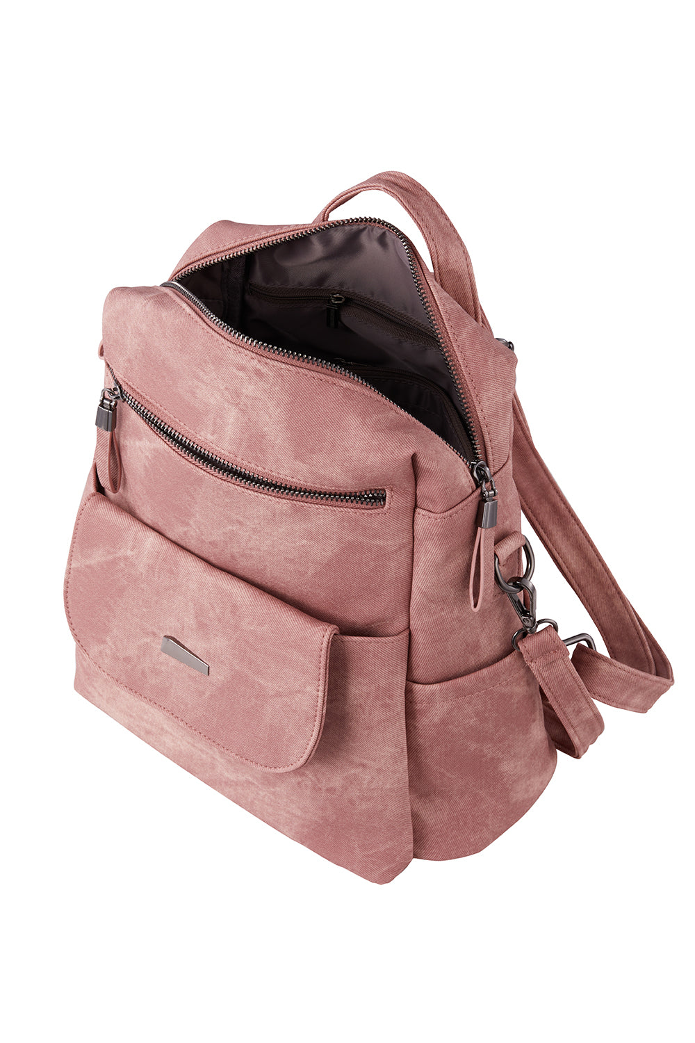 Vintage PU Leather Backpack