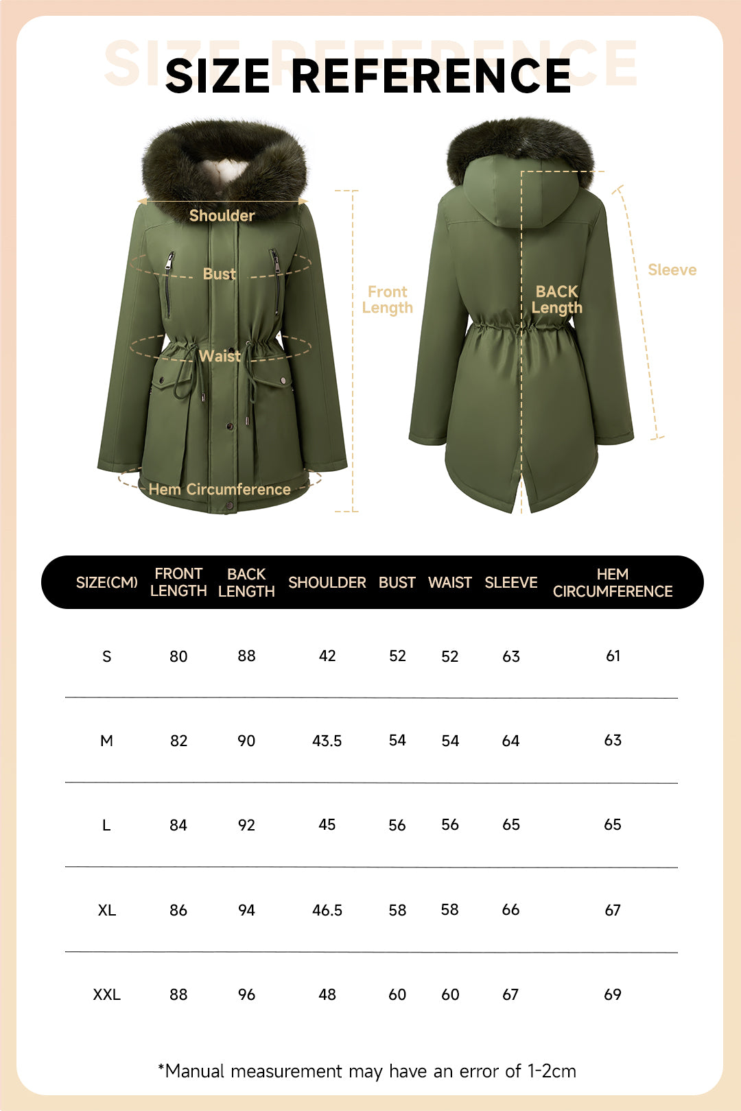 Versatile minimalist puffer coat with hood and fur collar