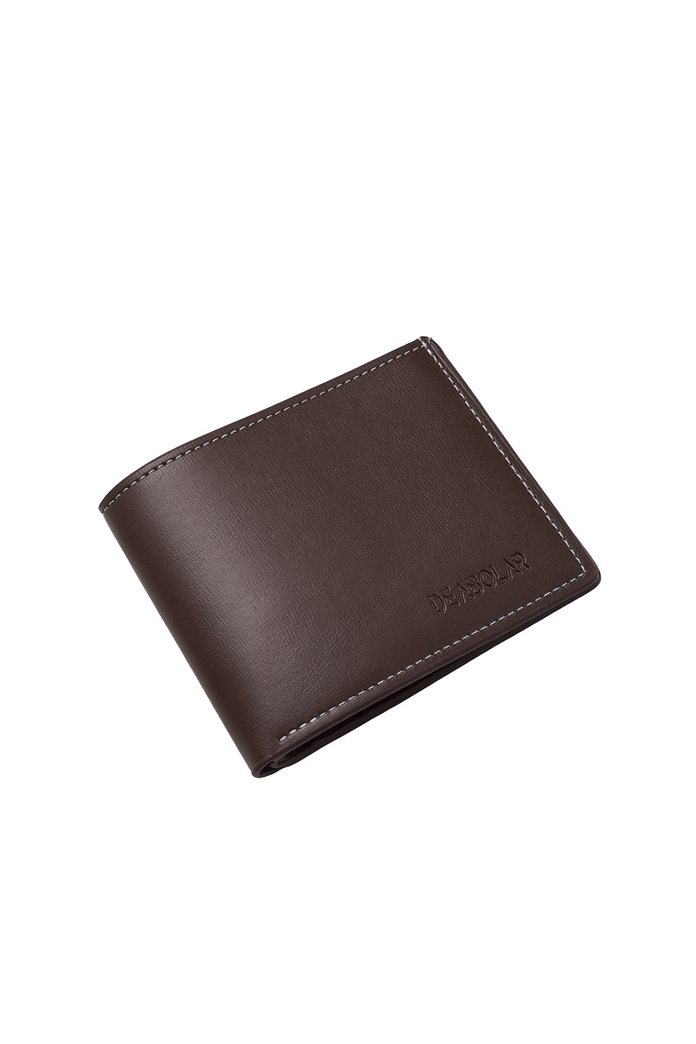 Leather Bi - fold Wallet in Short - horizontal