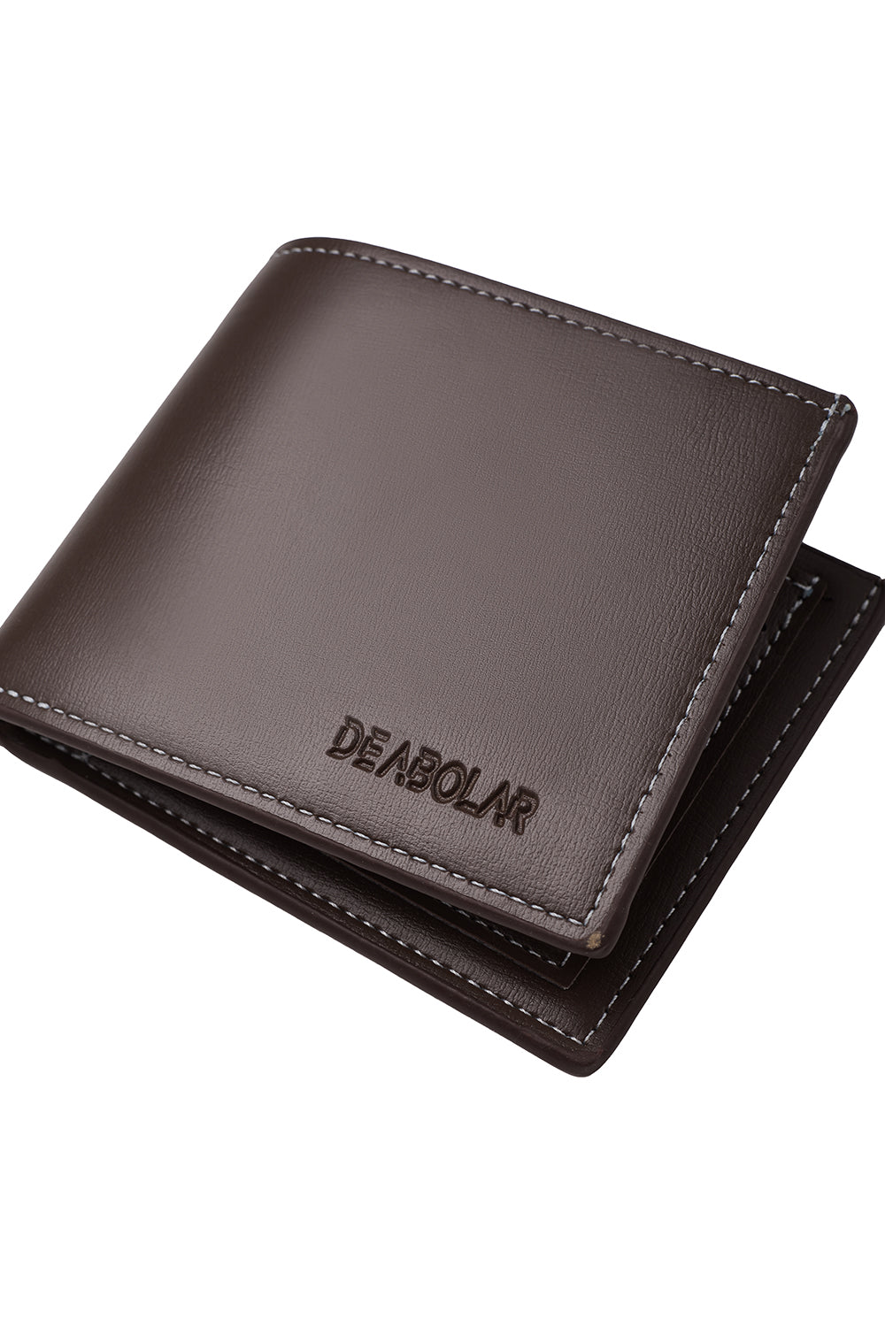 Leather Bi - fold Wallet in Short - horizontal