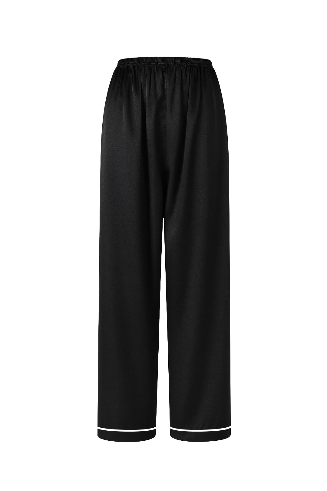 Solid Color Ice Silk Pyjama Set