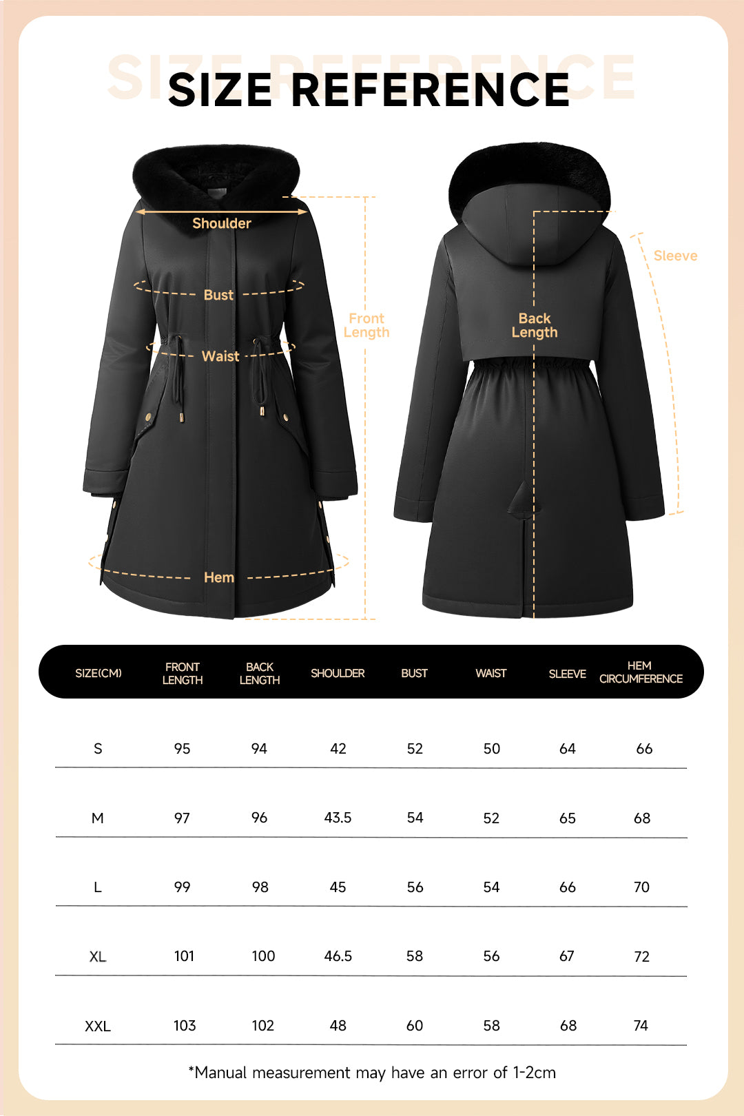 Fur Collar Slim Fit Stylish Warm Coat