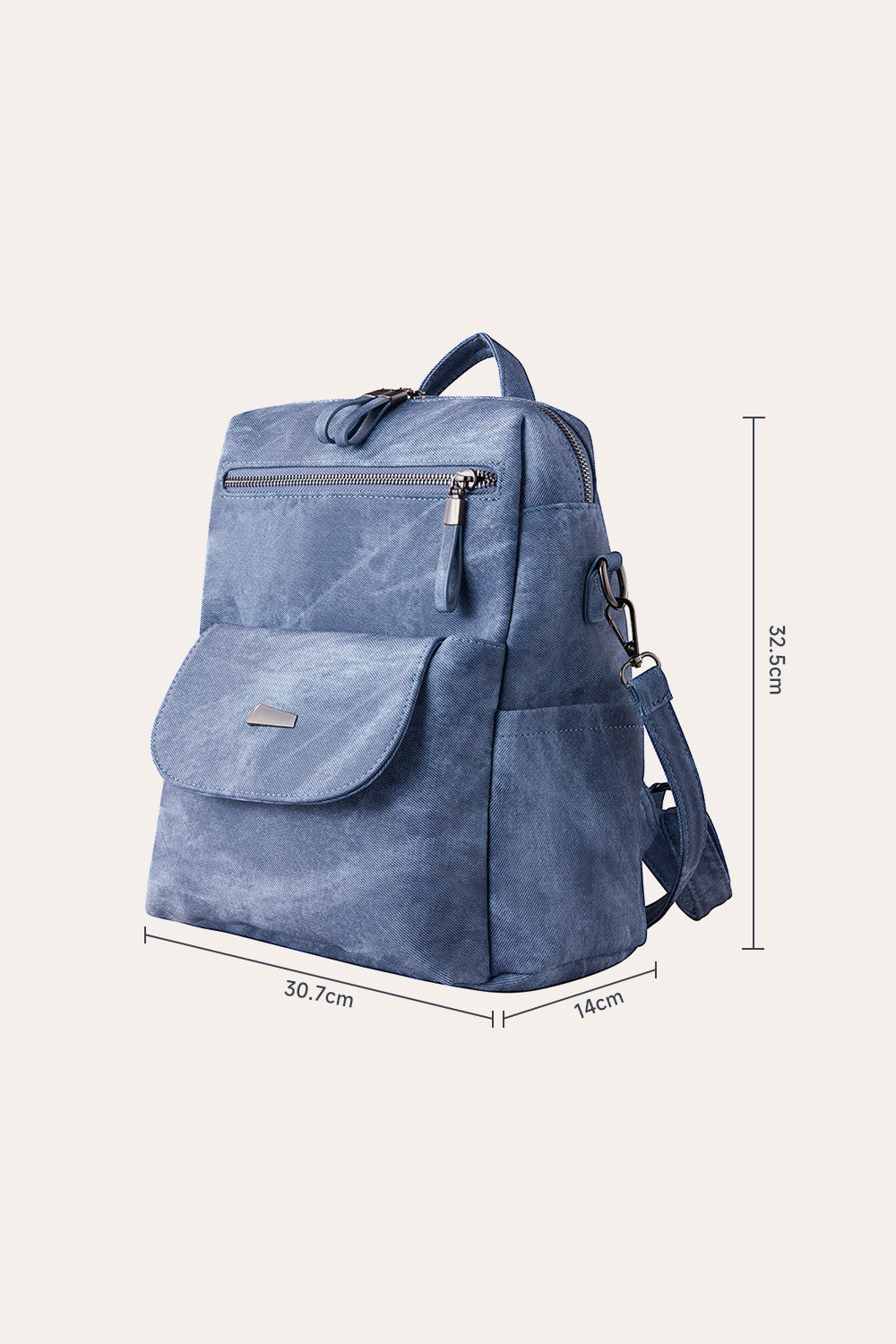 Vintage PU Leather Backpack