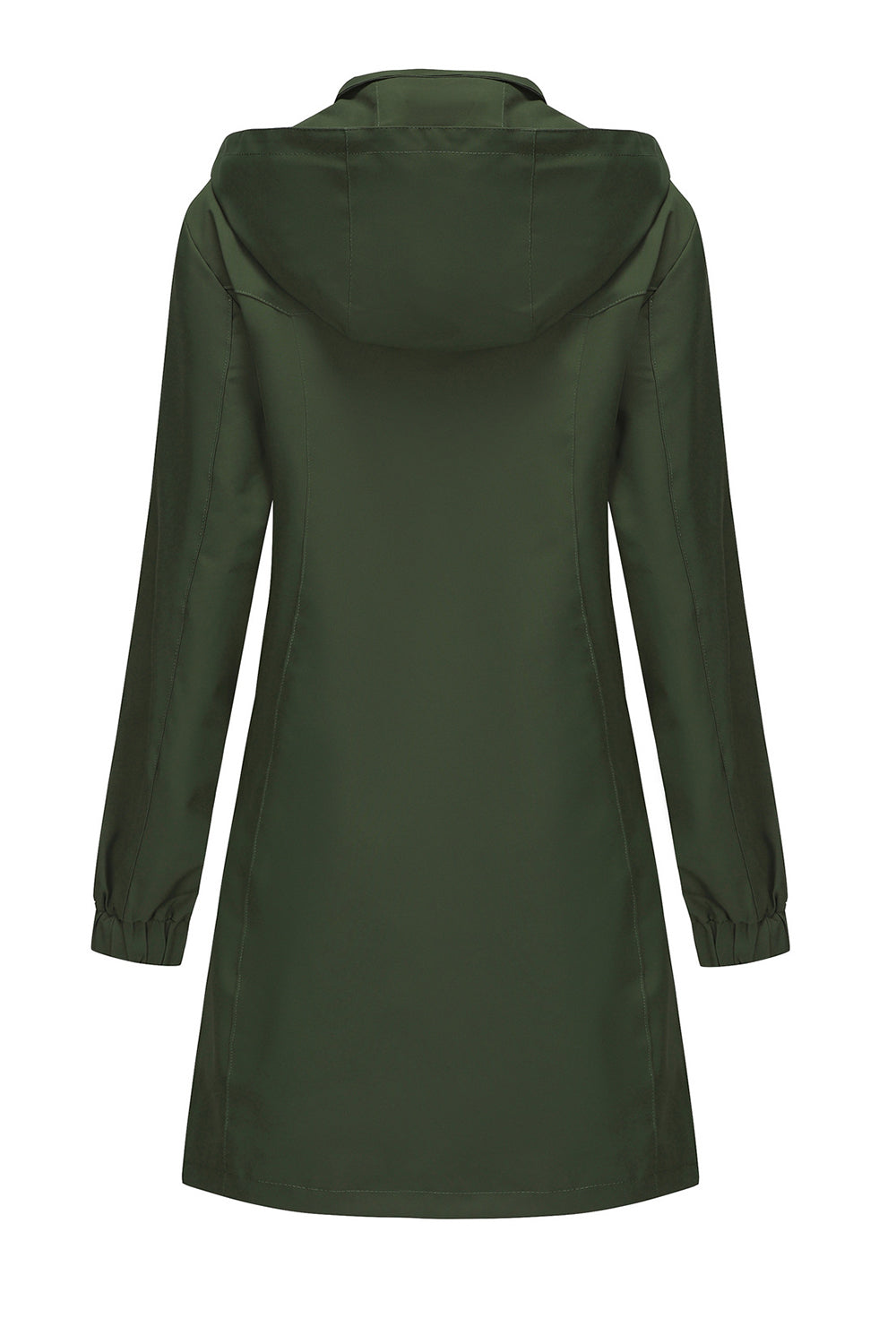 Midi windproof trench coat