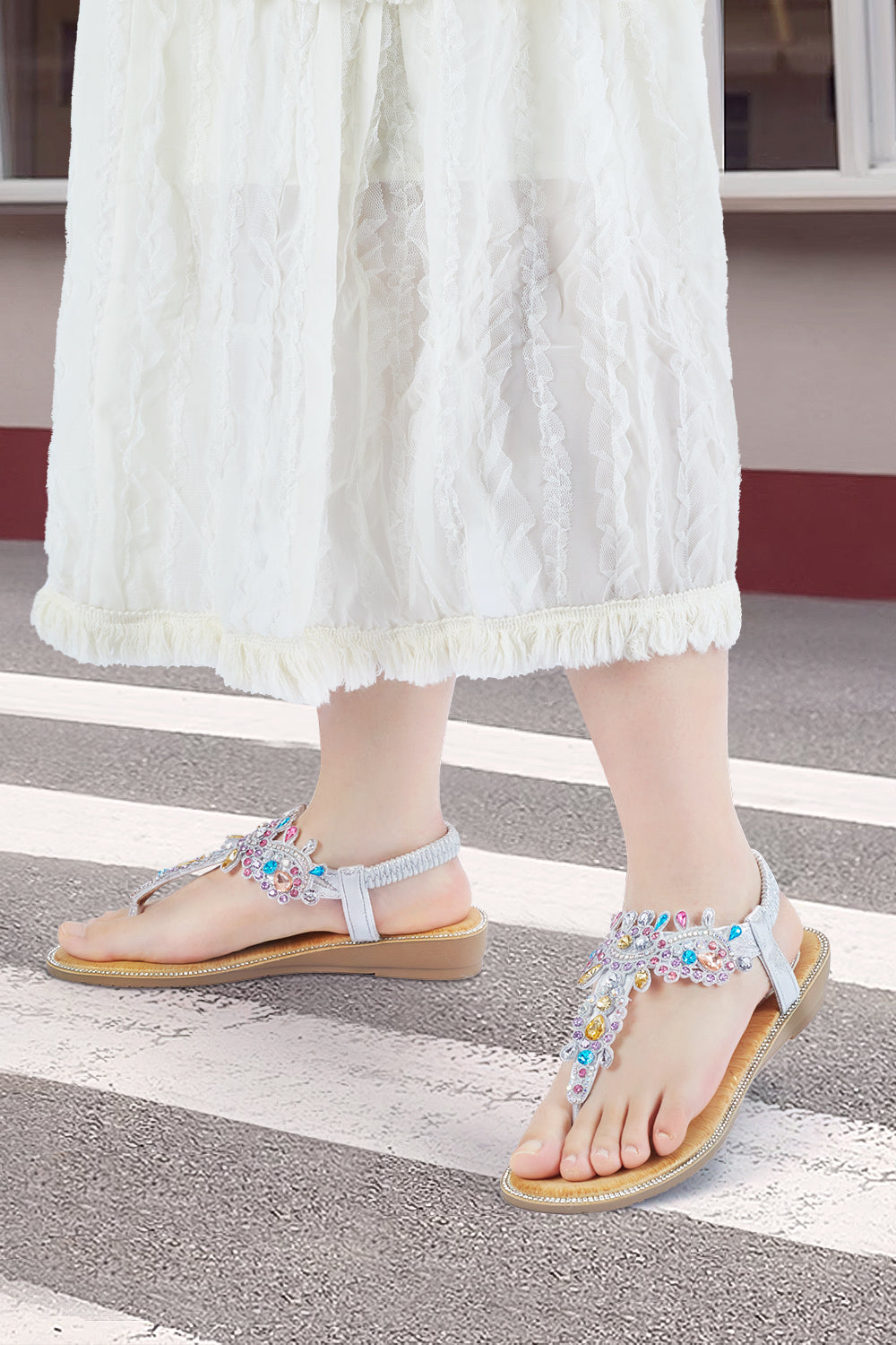 Bohemian Flip Flops Casual Beach Sandals