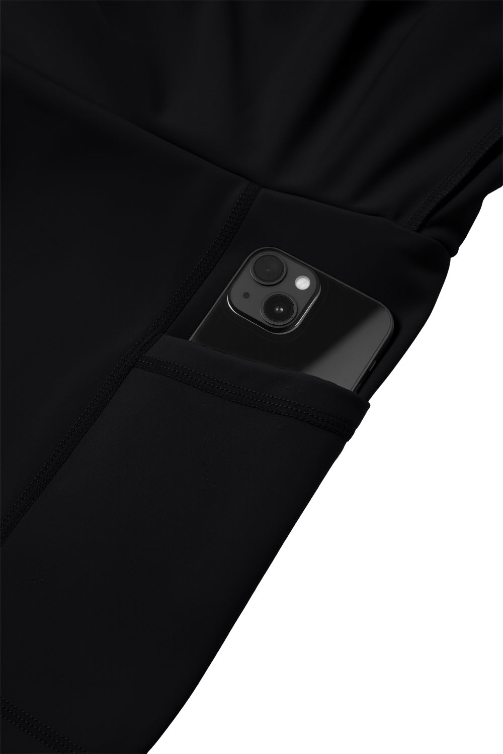 High - waisted Pleated Mini Skirt in Skort Style