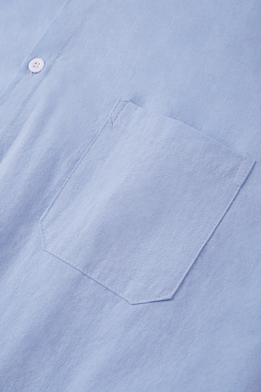 Men's Cotton Short sleeve Shirt in Solid Color