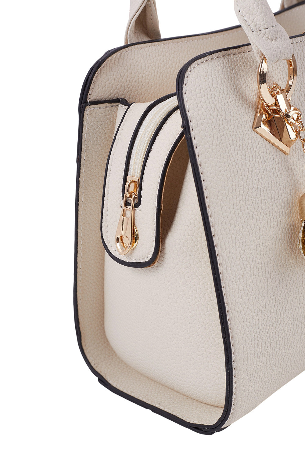 Fashionable Shoulder Tote Bag with Smooth PU Leather Material