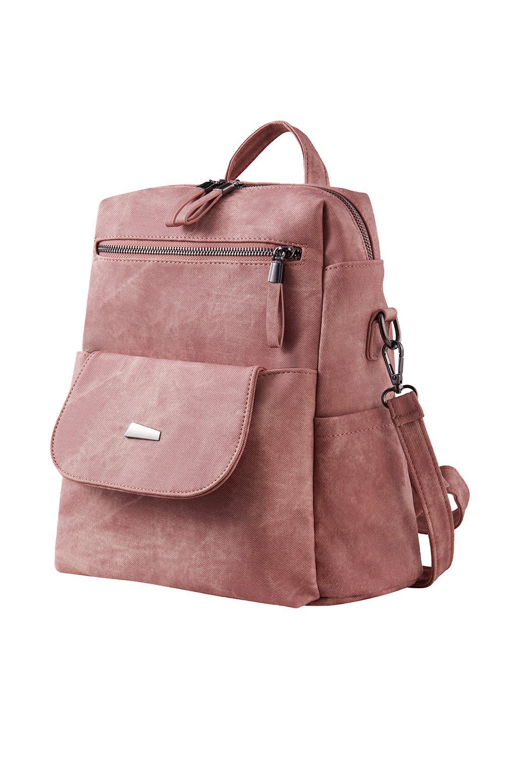 Vintage PU Leather Backpack